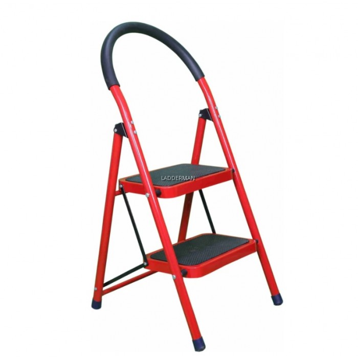 Heavy Duty Foldable 2 Step Stool Ladder with Hand Grip