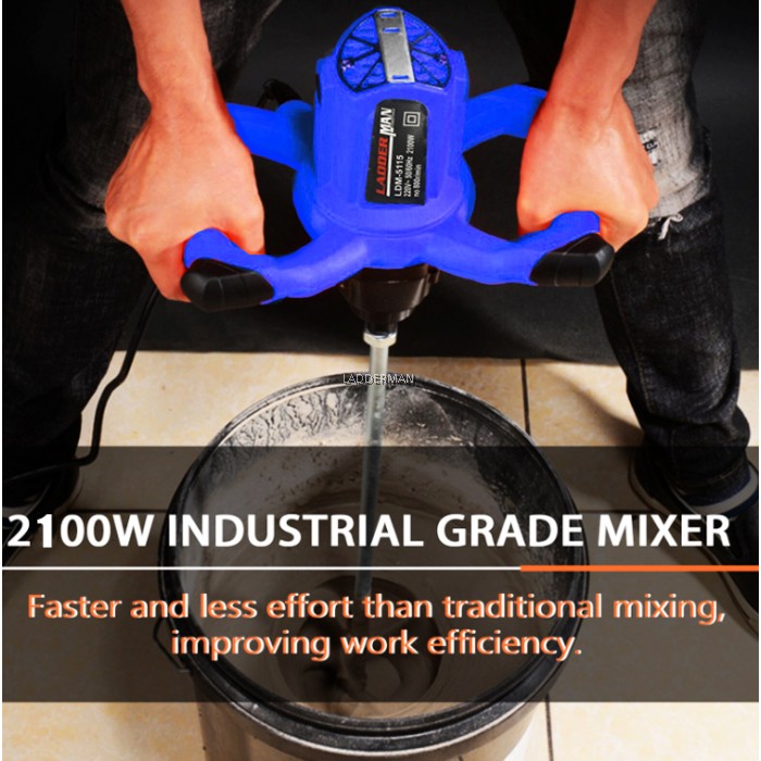 LDM5115 LADDERMAN 2100W Electric Paint Mixer Blender Power Tools Paint