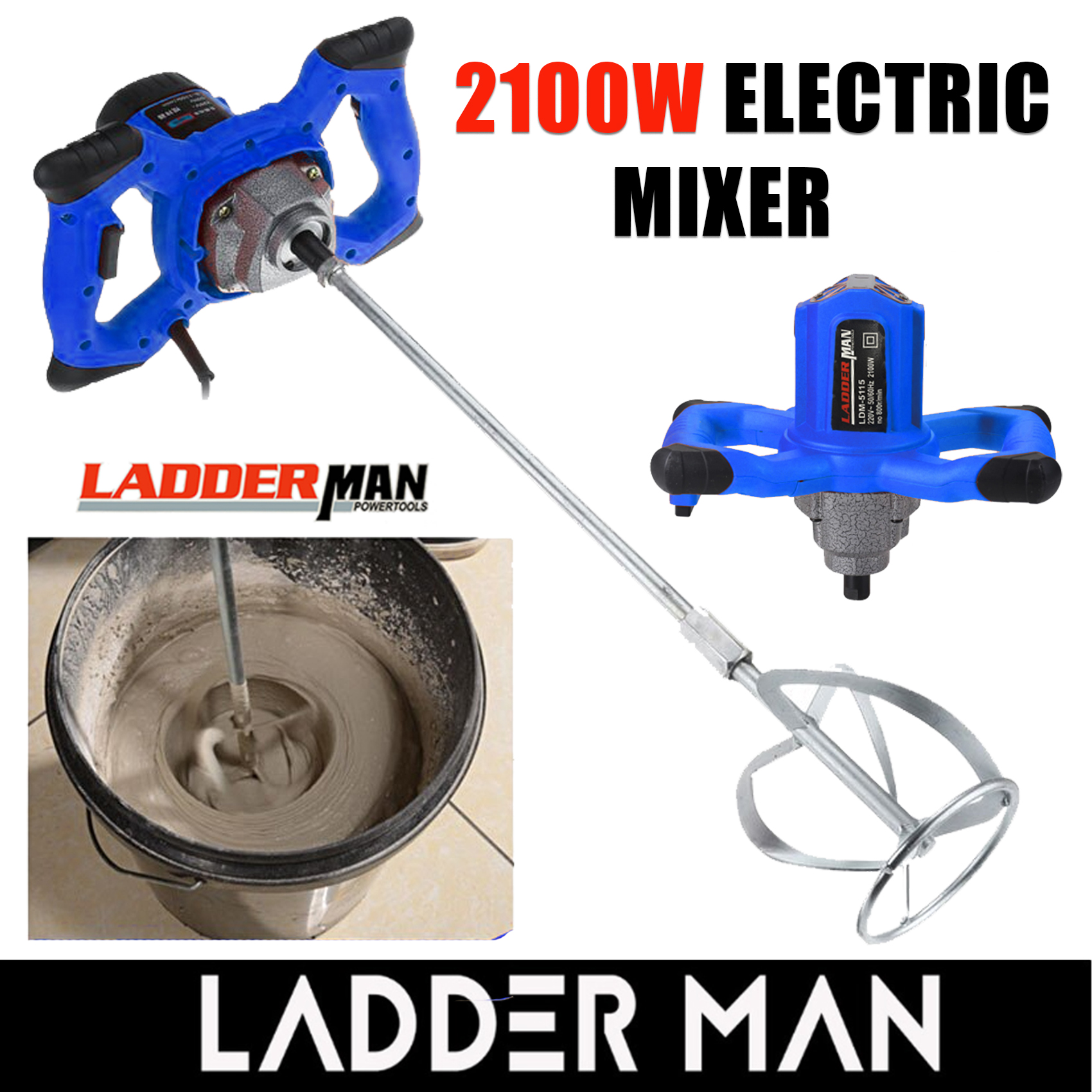 ldm-5115-ladderman-2100w-electric-paint-mixer-blender-power-tools-paint